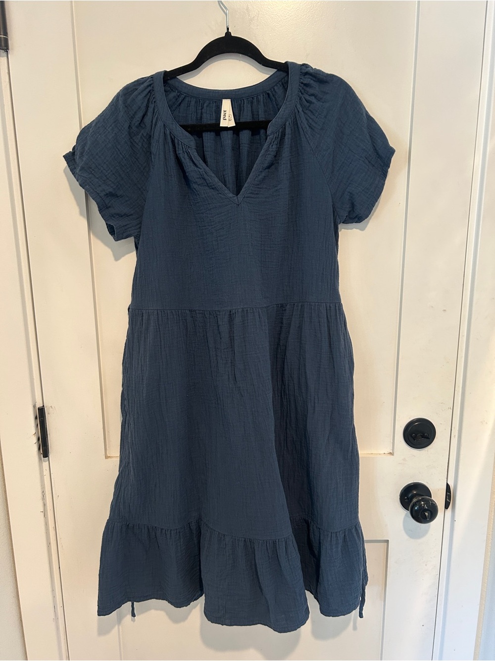 Pact Women's Coastal Double Gauze Breezy Dress 100% Organic Cottons size medium - Picture 3 of 6